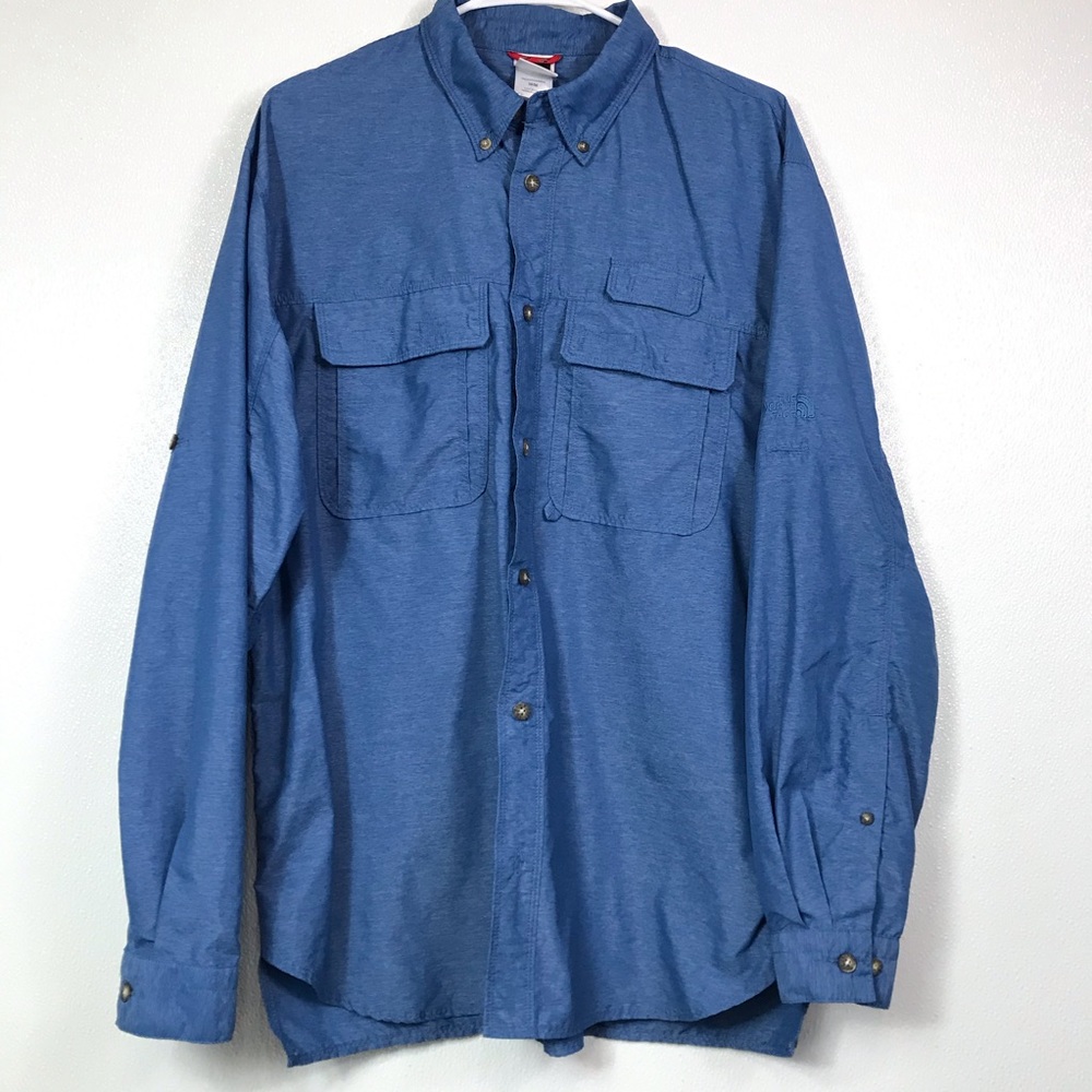 THE NORTH FACE LONG SLEEVE BUTTON UP MEN’ SHIRT